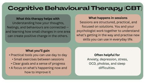 Cognitive Behavioural Therapy (CBT)